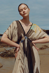Mes Demoiselles Micasso dress, front view on the beach