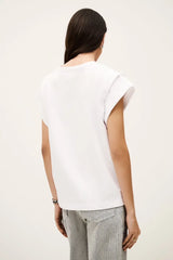 BA&SH Pio Tee,white
