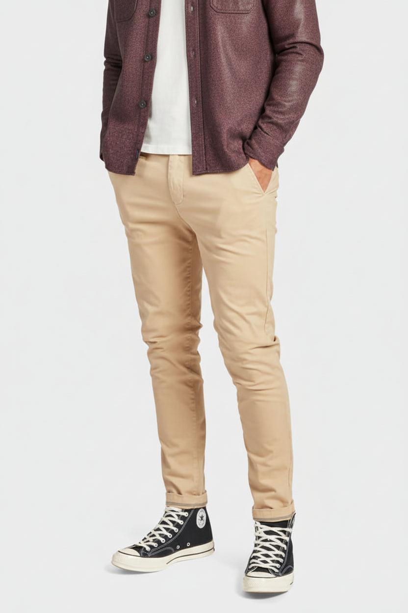 The Academy Brand Men's Cooper Slim Chino - Sand