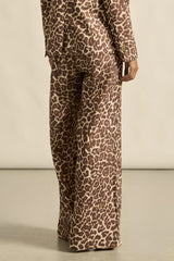 Zoe Kratzmann Gesture Pant in ocelot print, worn by model, back view
