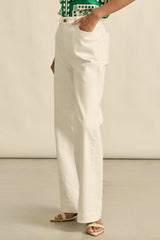 Zoe Kratzmann Valiant Jean in porcelain, worn by model, side view