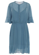 Custommade Rose Dress -  Aegean Blue