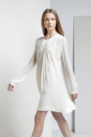 Magali Pascal Angus Dress -Dusty White