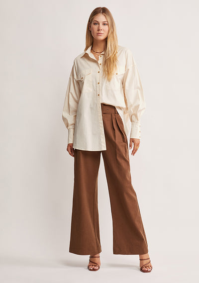 MOS THE LABEL Wanderer Blouse, Ivory