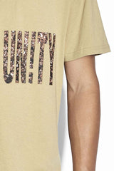 Ksubi Crowded Biggie Tee in khaki, close detail of the Unity photo print