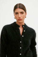 WORLD OF NOMADS Bella Cashmere Cardigan, Black