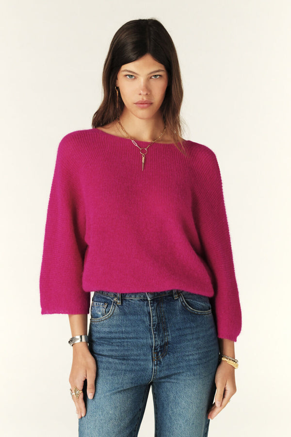 BA&SH, Isaac Jumper, Fuchsia