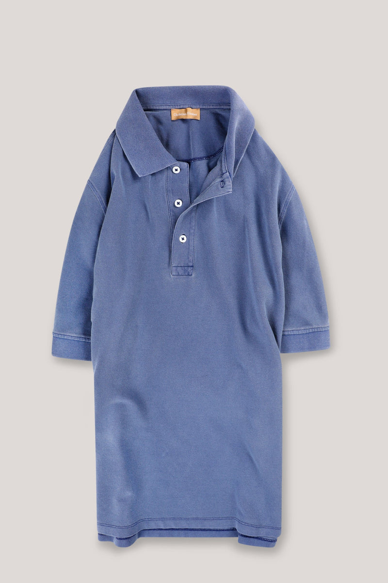 Christian Kimber, Rosebud Short-Sleeved Polo, Twilight Blue