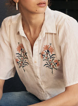 Marie Louise De Monterey PERSANNE BLOUSE - ECRU