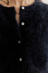 World Of Nomads Frankie Crew Cardigan - Black