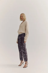 World Of Nomads Frankie Crew Cardigan - Oatmeal