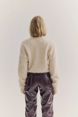 World Of Nomads Frankie Crew Cardigan - Oatmeal