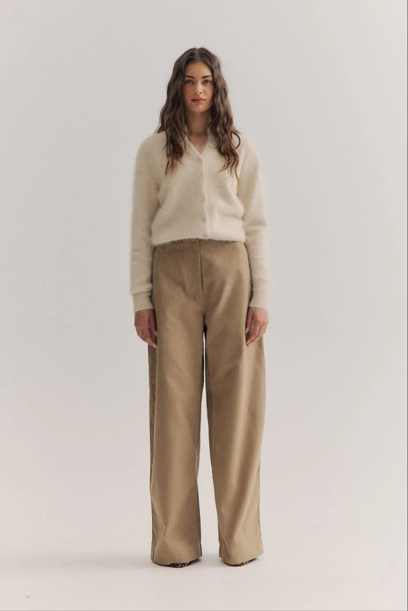 World Of Nomads Bella Button up Cardigan - Oatmeal