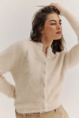 World Of Nomads Bella Button up Cardigan - Oatmeal