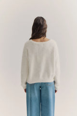 WORLD OF NOMADS, Stella Boat Neck - Snow