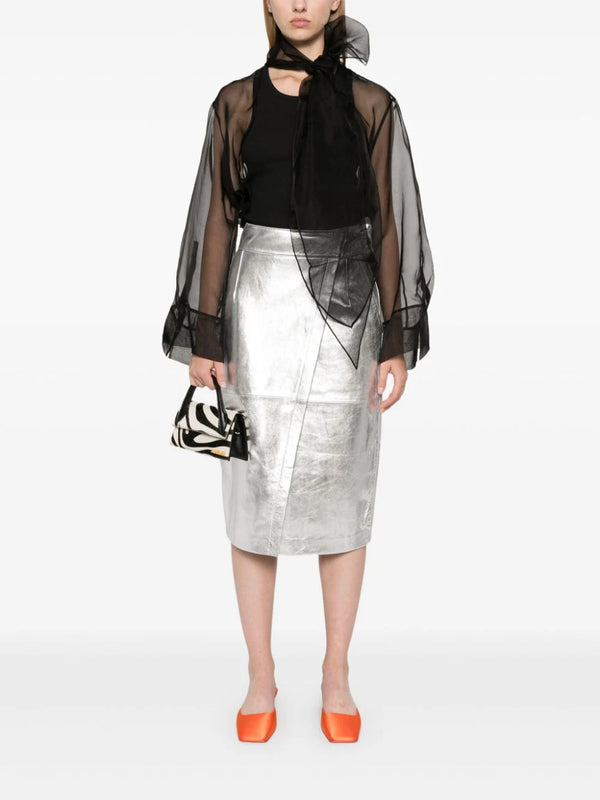 BA&SH, Faye Skirt, Silver