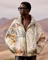 Mes Demoiselles Jerry Lurex Jacquard Quilted Jacket,MULTICOLOR