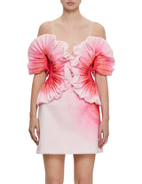 Acler Darnhill Mini Dress,Flamingo Sands