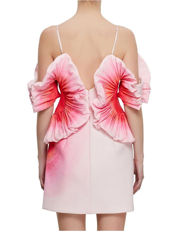 Acler Darnhill Mini Dress,Flamingo Sands