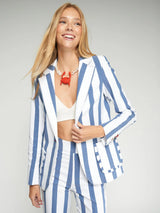 Vilagallo Irina Jacket, Blue Stripe