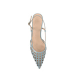Lana Wilkinson Miranda Leather Pump, Mint