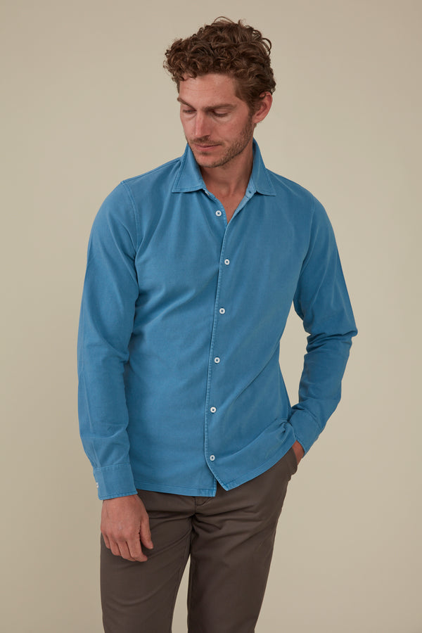 CHRISTIAN KIMBER Noosa Long sleeved shirt , Sky