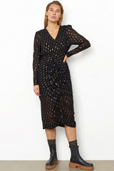 SECOND FEMALE Chavella Dress - Black