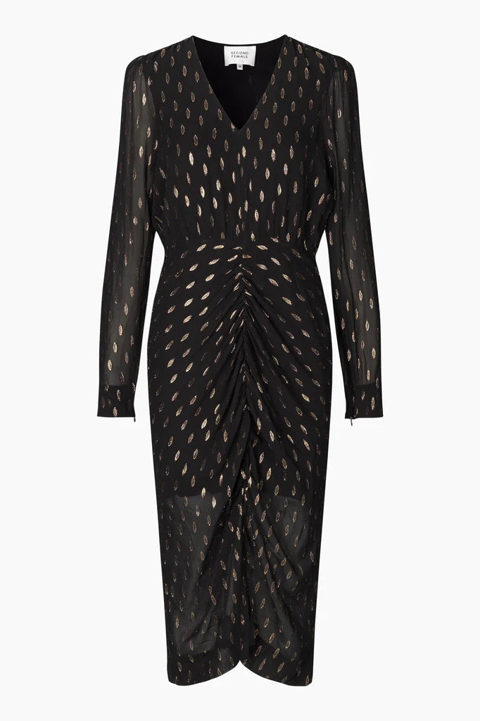 SECOND FEMALE Chavella Dress - Black