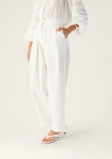 MOS The Label, Monaco Suiting Pants, White
