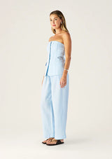 MOS The Label, Monaco Suiting Pant, Ice Blue