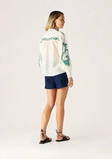 MOS Porto Embroidery Blouse