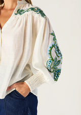 MOS Porto Embroidery Blouse