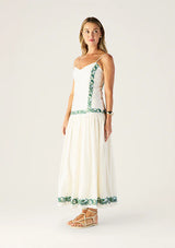 MOS Porto Embroidery Strappy Dress