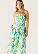MOS Tara Print Strapless Dress