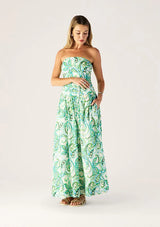 MOS Tara Print Strapless Dress