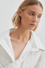 SECOND FEMALE Closa Wrap Front Shirt - White