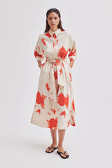 SECOND FEMALE Fridenza Dress - Dark Chalk