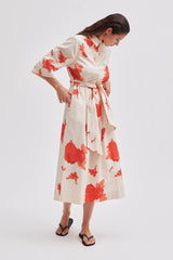 SECOND FEMALE Fridenza Dress - Dark Chalk