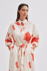 SECOND FEMALE Fridenza Dress - Dark Chalk