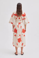 SECOND FEMALE Fridenza Dress - Dark Chalk