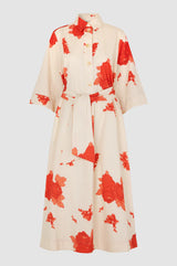 SECOND FEMALE Fridenza Dress - Dark Chalk