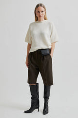 Second Female Wanda Knit O-Neck,Chalk