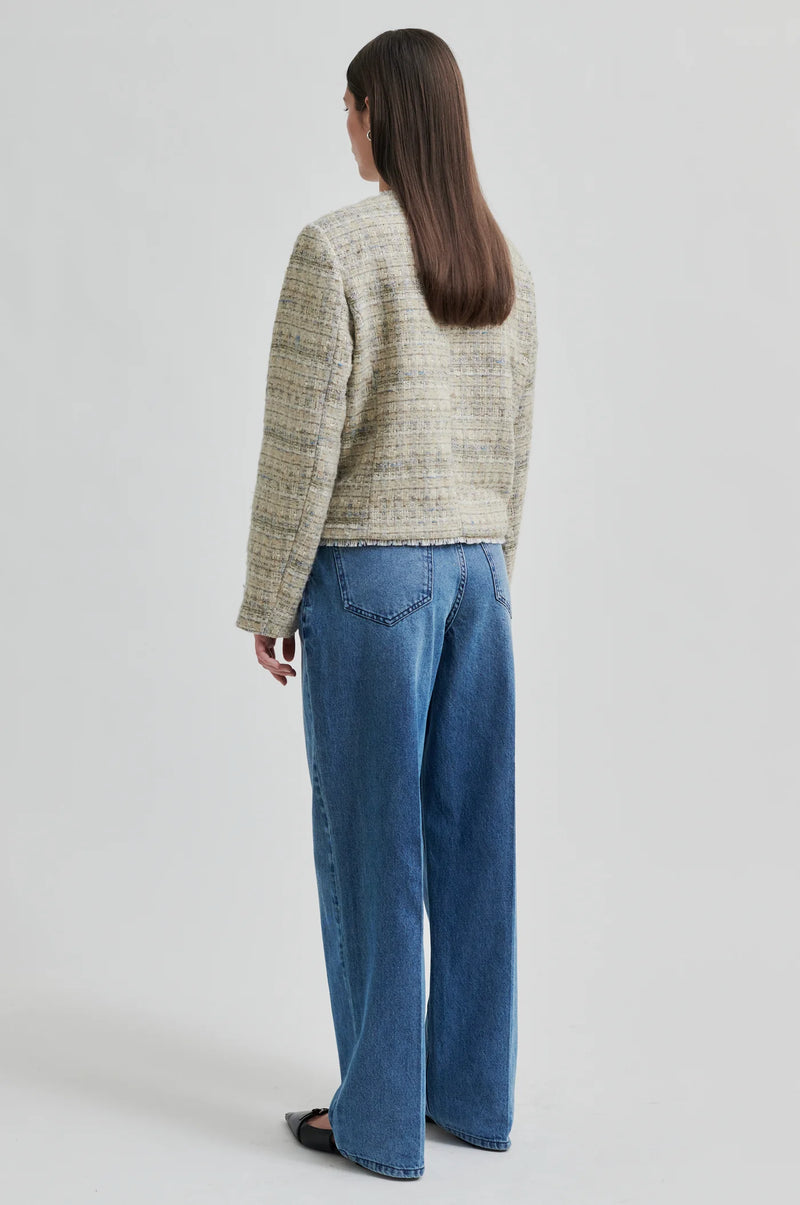 Second Female Sevila Tweed Jacket,Laurel Oak