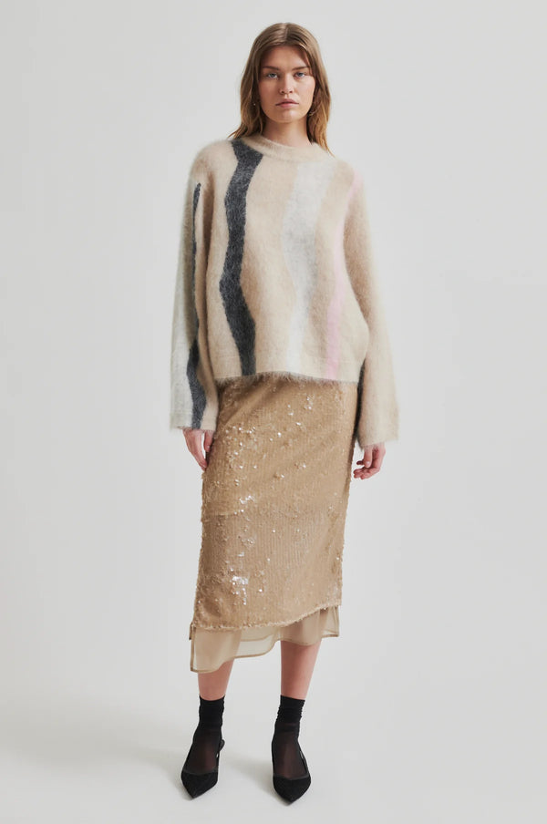 Second Female Marbel knit