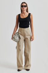 Second Female Falua Wide Leg Pant,Kelp