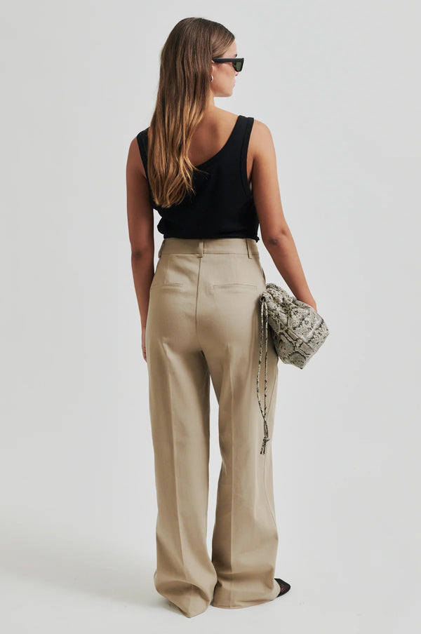 Second Female Falua Wide Leg Pant,Kelp