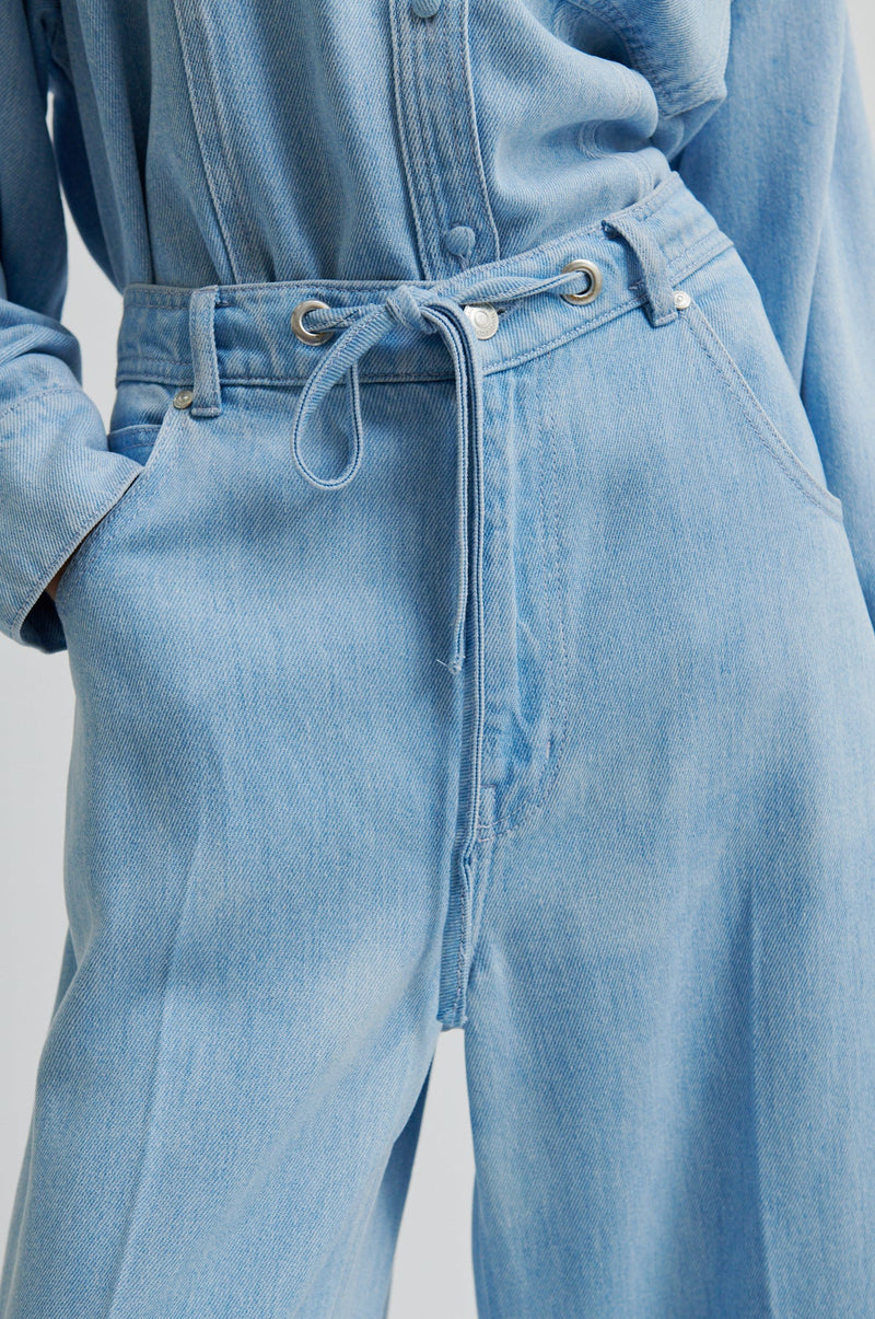 Second Female Irvin denim jeans,light blue denim