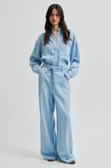 Second Female Irvin denim jeans,light blue denim