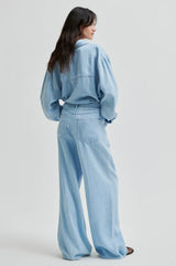 Second Female Irvin denim jeans,light blue denim