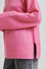 Second Female Roy slouchy knit,pink cosmos